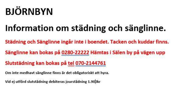 Bjoernbyn Apartment Salen  Exterior photo
